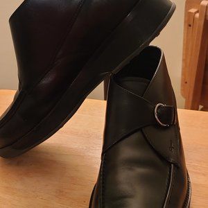EUC Ferragamo PERU Leather Ankle Boots